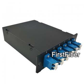 12 Fiber MPO MTP Breakout Cassette with MPO to LC Cable