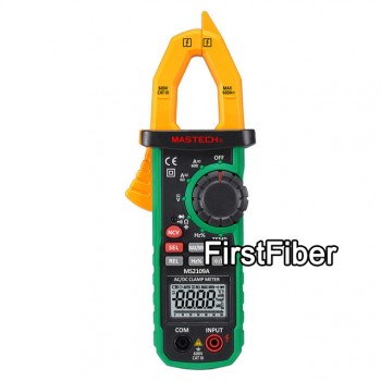 MS2109A Auto Range Digital AC DC Current Clamp Meter Multimeter HZ Temp Capacitance Tester with NCV Detector