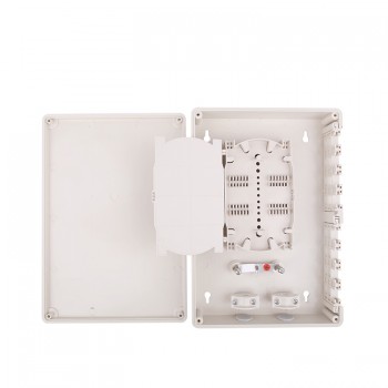 ABS Plastic terminal box 24 core with splice tray wall mount or rack mount available 