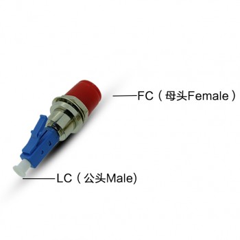FC Female to LC Male Adapter Fiber Cable Coupler Optical Fiber Jointer