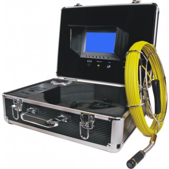 Industrial Pipe Video Inspection System with 7inch LCD Monitor / USB DVR function Sewer/ Drain cameras