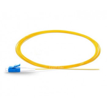 LC UPC fiber Pigtail Simplex 9/125 Single Mode Fiber Optic Pigtail 0.9mm