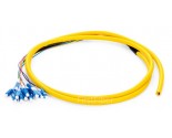 12 Color LC UPC fiber Pigtail Bunch 12 Core 12 Fiber Bunch 9/125 Single Mode