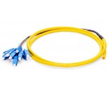 12 Color SC UPC fiber Pigtail Bunch 12 Core 12 Fiber Bunch 9/125 Single Mode