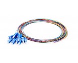 12 Colors SC/UPC fiber Pigtail cable G657A 12 Cores 12 Fibers Simplex 9/125 Single Mode Pigtail 0.9mm