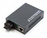 Ethernet to Fiber Converter, Multimode SC, 550m, 10/100/1000BASE-T to 1000BASE-F 