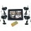 7" LCD Wireless Digital DVR Kit 4pc IR Video Outdoor Waterproof Camera +1pc DVR Receiver SD Card for Home Security