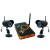 2.4GHz Wireless Digital DVR kit ,2pcs Waterproof IR LED Night Vision Camera + 1pcs Wireless DVR Receiver SD Card