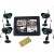 7" LCD Wireless Digital DVR Kit 4pc IR Video Outdoor Waterproof Camera +1pc DVR Receiver SD Card for Home Security