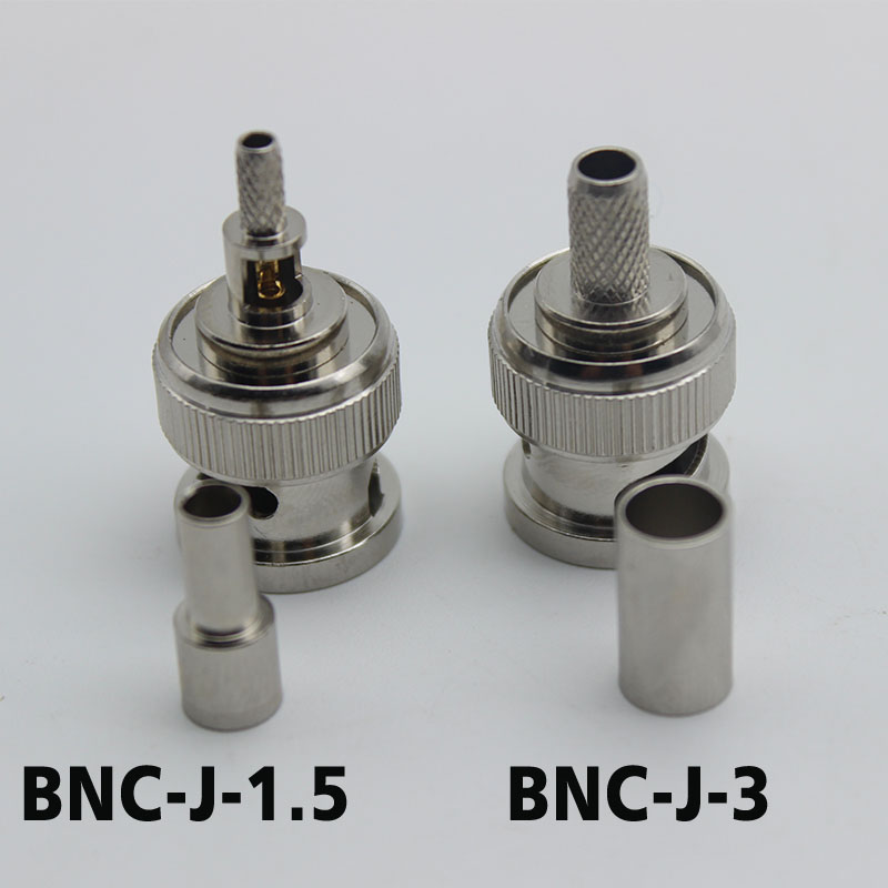 BNC Connector BNC-J-1.5 BNC-J-3 for 50-3 RG142 316 Coaxial Cable