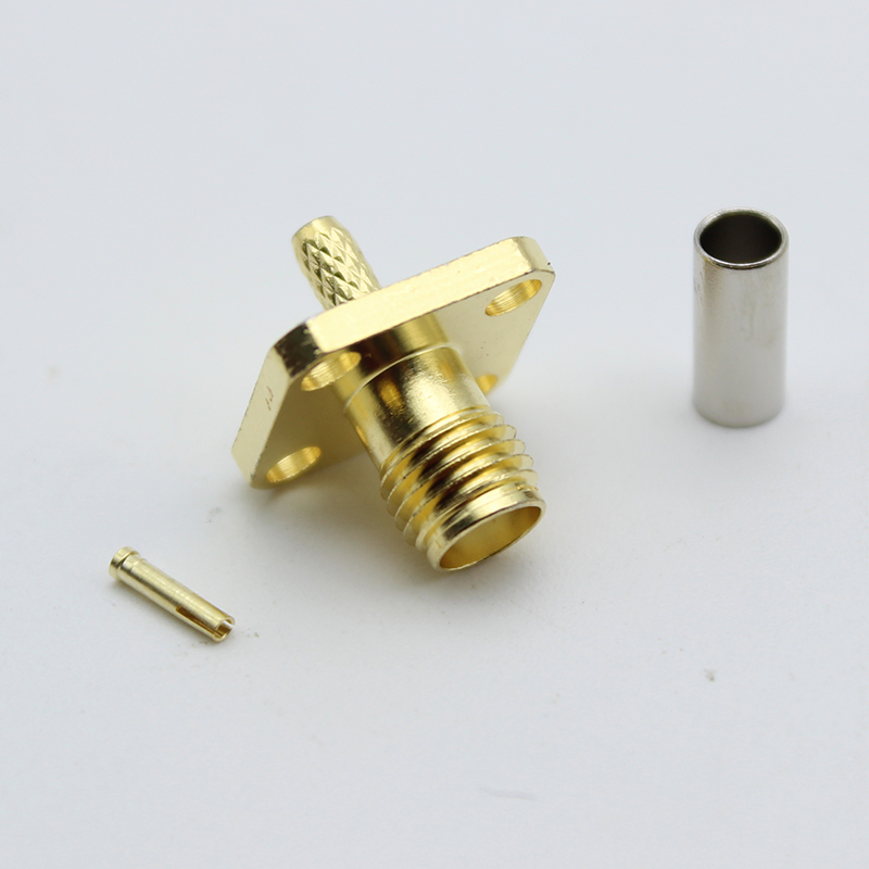 SMA-KF-1.5 SAM Adapter for RG316 Coaxial Cable