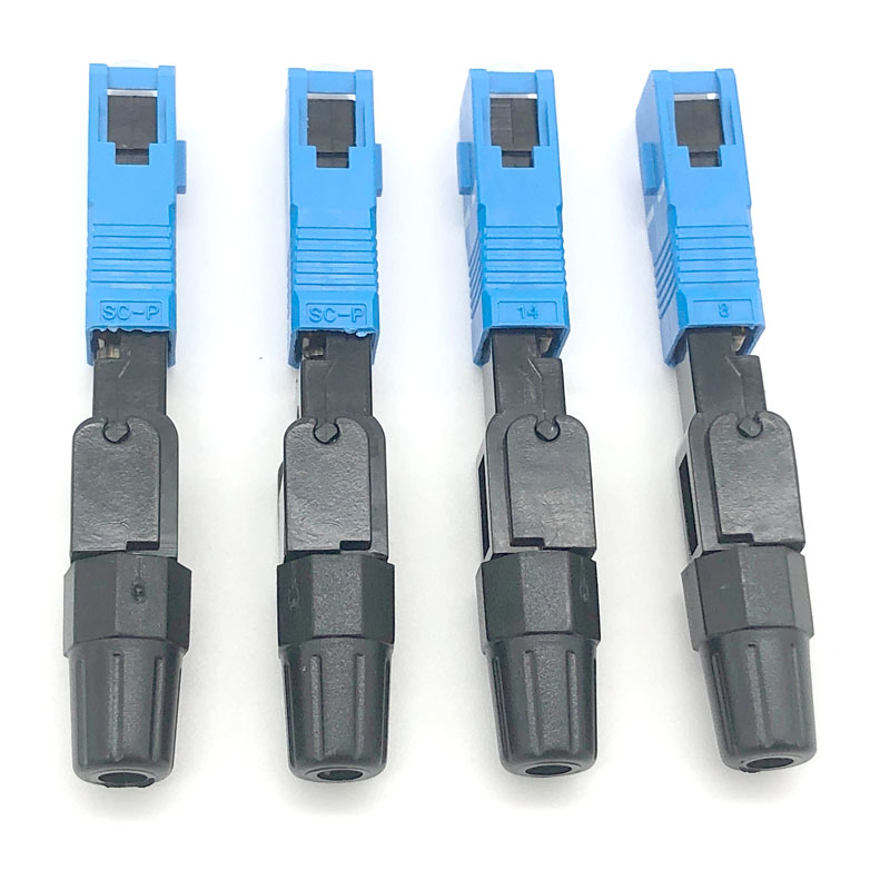 SC/UPC Field Fast Assembly Connector for 2.0mm 3.0mm Indoor Cable and FTTH Flat Cable