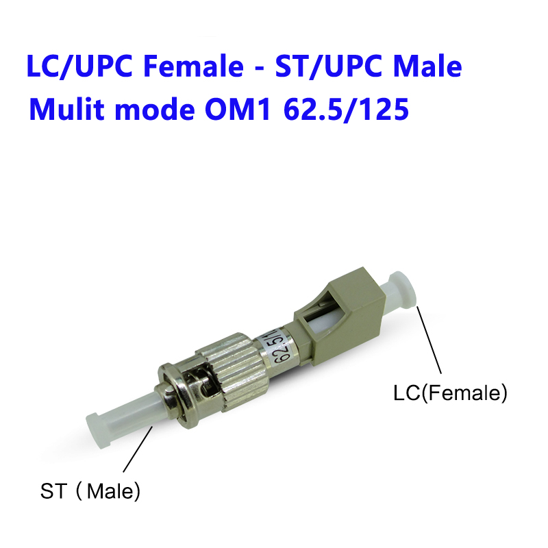 LC Female to ST Male Connector Adapter Coupler